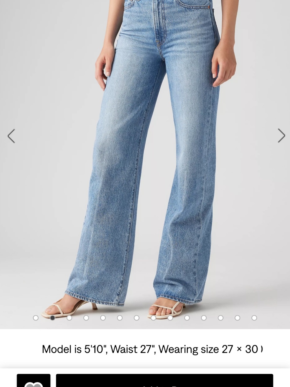 Levi's Women's Straight Leg Jeans in Light Blue Denim - Picture 2 of 6